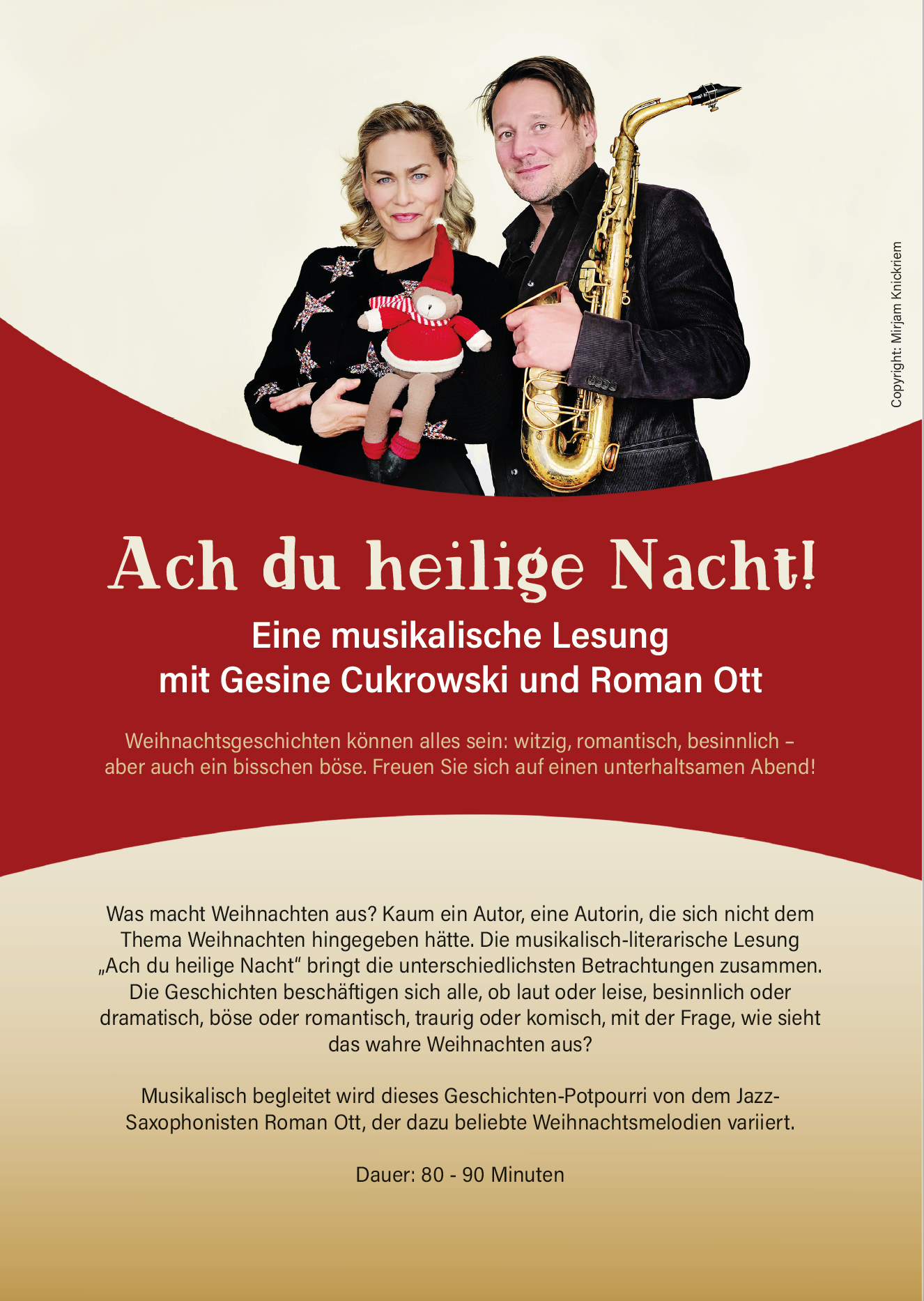LyricalStage - Weihnachtslesung - Gesine Cukrowski
